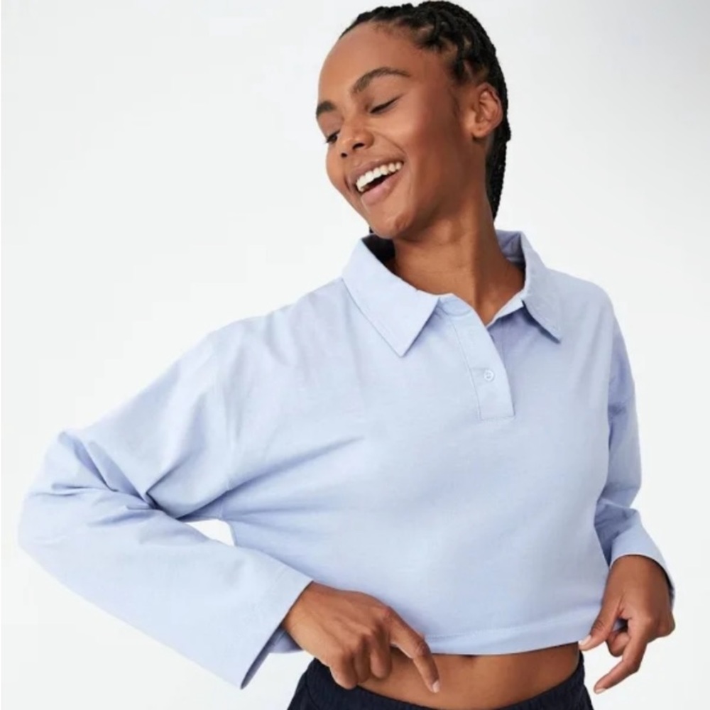 Cotton On Polo LS Top..NWT..Size L